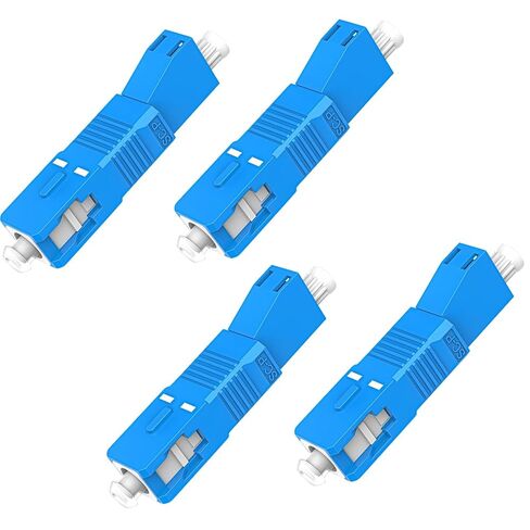 4 قطع SC أنثى إلى LC ذكر محول وضع واحد، 9/125um SC/UPC ذكر إلى LC/UPC أنثى موصل محول الألياف البصرية لمقياس الطاقة البصري، محدد موقع الخطأ البصري، الاتصالات الرقمية in Kuwait