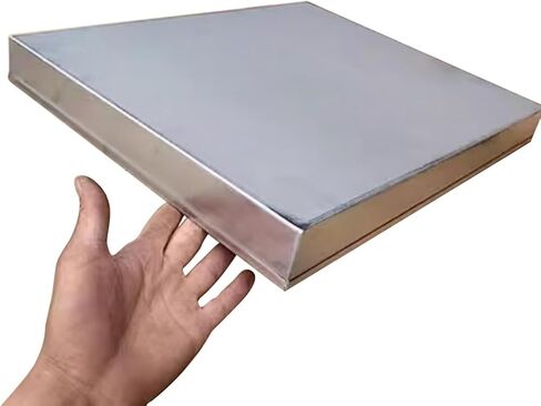 Stainless Steel Drain Pan for AC & Water Heater - 70x90cm (28x36in) Rectangular Drip Tray, Durable, Rust-Resistant, Prevents Floor Seepage, Ideal for Home & Commercial Use in Saudi Arabia
