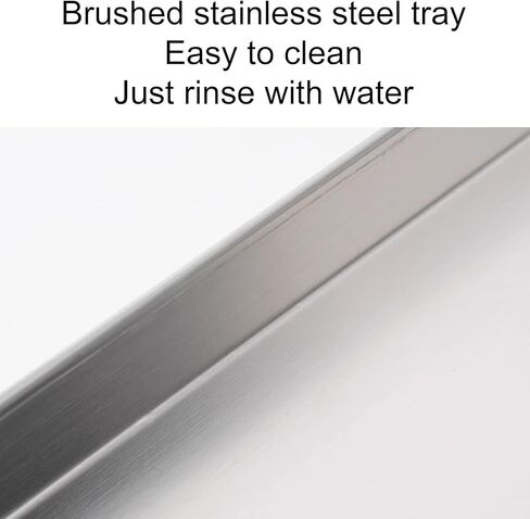 Universal 304 Stainless Steel Water Tray - Rustproof Oil & AC Drainage Collector, Durable 70x30cm (28x12in) for Efficient Water Management in Saudi Arabia