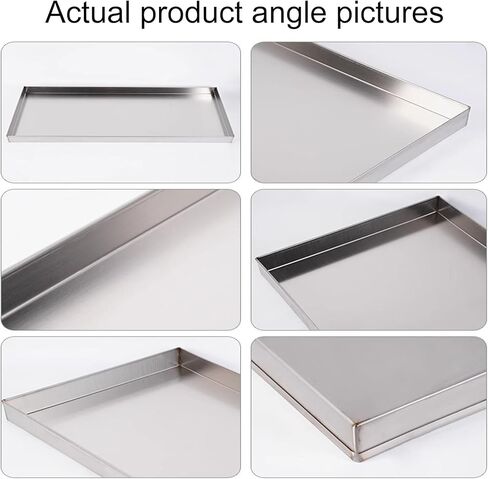 Universal 304 Stainless Steel Water Tray - Rustproof Oil & AC Drainage Collector, Durable 70x30cm (28x12in) for Efficient Water Management in Saudi Arabia
