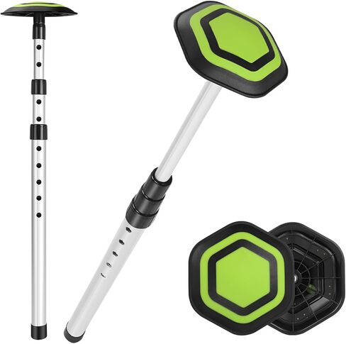 Portable Golf Travel Bag Support Pole, Anti-Impact Support Cover Protector and Aluminum Alloy Rod, Golf Club Travel Bag Support System Protect Club from Impact, Black in Kuwait