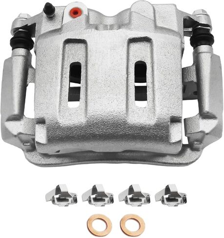 مجموعة الفرجار المكابح للقرص الخلفي مع قوس متوافق مع 2008-2012 Ford F-250 (F-350) Super Duty [ملاحظة: مع عجلات خلفية مفردة (SRW)] | الفرجار الفرامل الخلفية لـ 18-B5077 و 18-B5076 in Kuwait