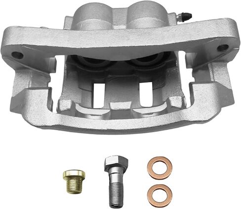 مجموعة الفرجار المكابح للقرص الخلفي مع قوس متوافق مع 2008-2012 Ford F-250 (F-350) Super Duty [ملاحظة: مع عجلات خلفية مفردة (SRW)] | الفرجار الفرامل الخلفية لـ 18-B5077 و 18-B5076 in Kuwait