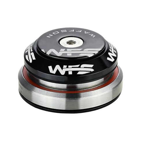 WFS HY638 1-1/8" إلى 1-1/2" مجموعة سماعات مدمجة مدببة لأنابيب رأس مدببة 42 إلى 52.2 مم - سبائك الألومنيوم باستخدام الحاسب الآلي، بدون خيوط، محامل محكمة الغلق للدراجات الجبلية، المدينة، دراجات الطرق، MTB وBMX، أسود in Kuwait