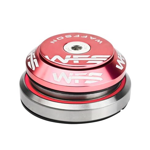 WFS HY638 1-1/8" إلى 1-1/2" مجموعة سماعات مدمجة مدببة لأنابيب رأس مدببة 42 إلى 52.2 مم - سبائك الألومنيوم باستخدام الحاسب الآلي، بدون خيوط، محامل محكمة الغلق للدراجات الجبلية، المدينة، دراجات الطرق، MTB وBMX، أسود in Kuwait