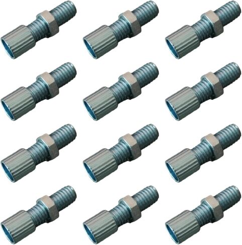 PAHAFENRY 12 PCS Bicycle Brake Screw M6 Brake Cable Adjuster Barrel End Throttle Cable Nut Gate Fitting Accessories for Road Mountain Bikes in Saudi Arabia