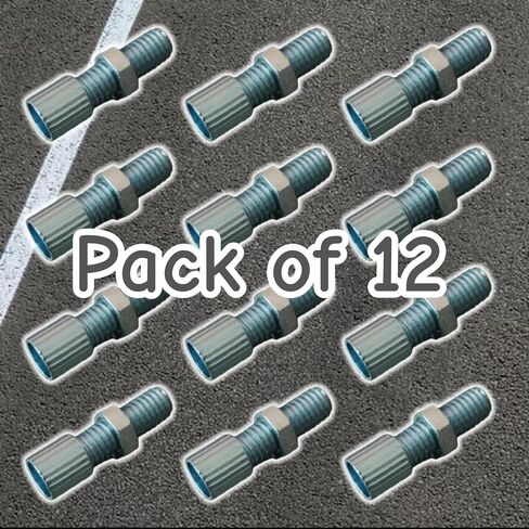 PAHAFENRY 12 PCS Bicycle Brake Screw M6 Brake Cable Adjuster Barrel End Throttle Cable Nut Gate Fitting Accessories for Road Mountain Bikes in Saudi Arabia