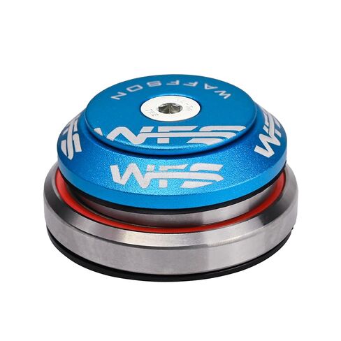 WFS HY638 1-1/8" إلى 1-1/2" مجموعة سماعات مدمجة مدببة لأنابيب رأس مدببة 42 إلى 52.2 مم - سبائك الألومنيوم باستخدام الحاسب الآلي، بدون خيوط، محامل محكمة الغلق للدراجات الجبلية، المدينة، دراجات الطرق، MTB وBMX، أسود in Kuwait