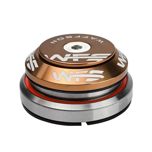 WFS HY638 1-1/8" إلى 1-1/2" مجموعة سماعات مدمجة مدببة لأنابيب رأس مدببة 42 إلى 52.2 مم - سبائك الألومنيوم باستخدام الحاسب الآلي، بدون خيوط، محامل محكمة الغلق للدراجات الجبلية، المدينة، دراجات الطرق، MTB وBMX، أسود in Kuwait