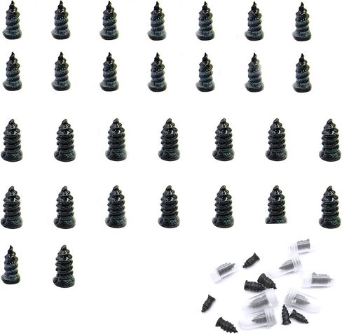PINKJOY 30 Pcs Tire Repair Nails Self-Tapping Screw Rubber Screw Tool Self-Service Tire Repair NAI for Car Motorcycle Truck in Kuwait