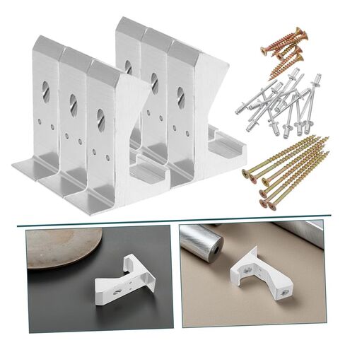 STOBOK 6pcs Aluminum Alloy Wood Floor Repair Kit Squeaky Floorboard Fix for Seamless and Natural Finish Noise Reduction for Hardwood in Saudi Arabia