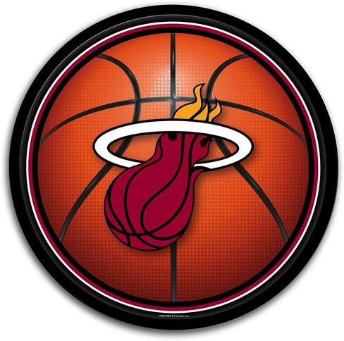 العلامة التجارية للمعجبين NBA Indiana Pacers: لافتة حائط على شكل قرص حديث - ديكور رياضي للمنزل وغرفة الألعاب وكهف المعجبين والمرآب - صناعة أمريكية in Kuwait
