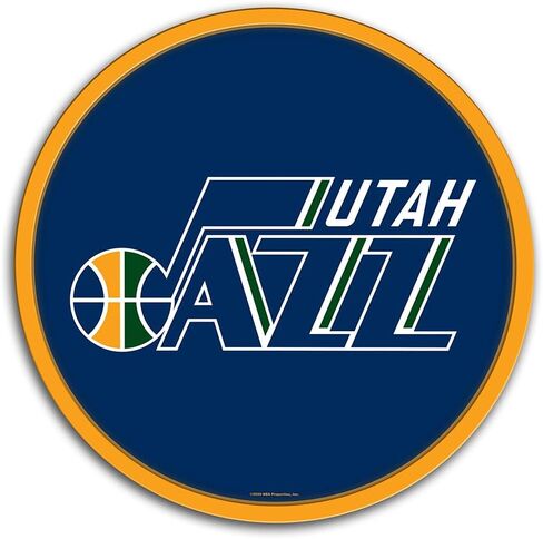 العلامة التجارية للمعجبين NBA Indiana Pacers: لافتة حائط على شكل قرص حديث - ديكور رياضي للمنزل وغرفة الألعاب وكهف المعجبين والمرآب - صناعة أمريكية in Kuwait