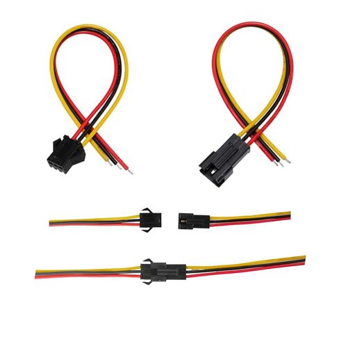 Gikfun JST SM 3-Pins 3P Locking Connector Wire Cables 20cm 22awg Wire for Arduino LED Strip DIY Female & Male Plug (Pack of 10 Pairs) EK2176 in Saudi Arabia