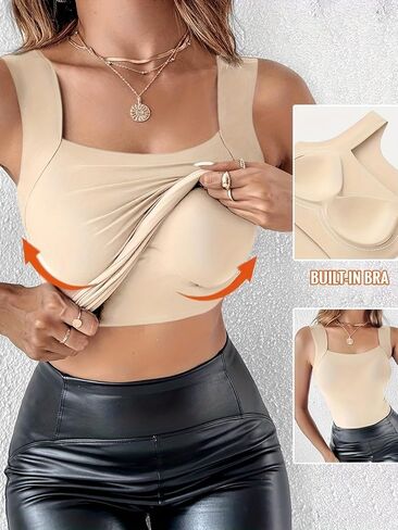 2 Pack Women Seamless Tank Top Base Layer Vest Quick Dry Breathable Stretch Athletic Undershirt for Sport Daily Wear in Saudi Arabia