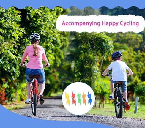 Sndperiexam 108 Pcs Colorful Bike Spoke Beads Mixed Color Small Bike Wheel Spoke Decorations，Bike Components and Parts in Saudi Arabia