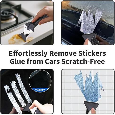 5 in 1 Silicone Caulking Tools（Stainless Steelhead）, Sealant Finishing Tool Grout Scraper, Reuse and Replace 5 Silicone Pads, Great Tools for Kitchen Bathroom Window, Sink Joint in Saudi Arabia