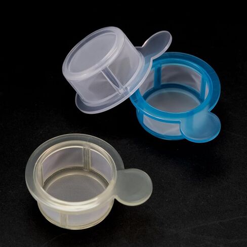 PEKYBIO 40um Cell Strainer, Sterile Cell Filter with Nylon Screen Mesh and Polypropylene Frame, Disposable Handle Filter Screen in Individual Packaging, Blue, 50 Pcs in Saudi Arabia