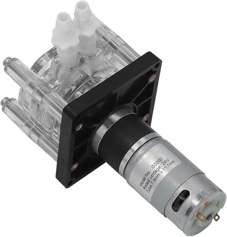 Peristaltic Pump Motor Self Priming High Flow Dosing Pump DC24V All Metal Planetary Gear Reduction Motor 3000mL min Flow Rate for Syrup Pumps Beverage Filling Machines in Saudi Arabia