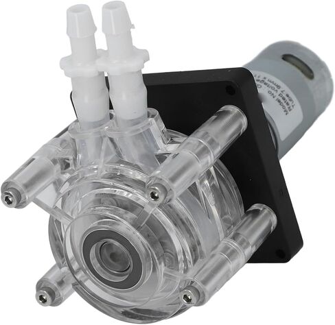 Peristaltic Pump Motor Self Priming High Flow Dosing Pump DC24V All Metal Planetary Gear Reduction Motor 3000mL min Flow Rate for Syrup Pumps Beverage Filling Machines in Saudi Arabia