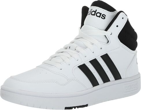 حذاء رياضي adidas Originals Hoops 3.0 Mid_legacy، أسود/وردي فيوجن/أبيض، 5.5 US للجنسين للأطفال الكبار in Saudi Arabia