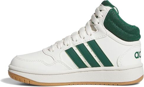 حذاء رياضي adidas Originals Hoops 3.0 Mid_legacy، أسود/وردي فيوجن/أبيض، 5.5 US للجنسين للأطفال الكبار in Saudi Arabia
