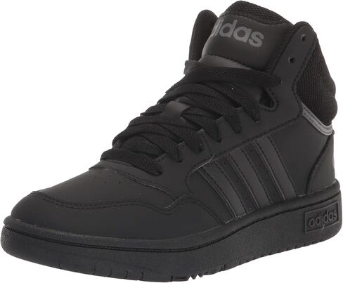 حذاء رياضي adidas Originals Hoops 3.0 Mid_legacy، أسود/وردي فيوجن/أبيض، 5.5 US للجنسين للأطفال الكبار in Saudi Arabia
