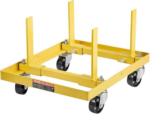 VEVOR Engine Stand, 750 LBS Load Capacity Engine Motor Stand, Heavy-Duty Steel Motor Holder with 4 Swivel Casters and 4 Hook Positions, Suitable for BB-Chevy and GEN-1 SB-Chevy Engines in Kuwait