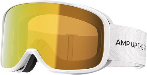720armour Poppy Ski Goggles - Dual Layer Anti-Fog UV400 Protection Snowboard Goggles for Men, Women & Teens in Saudi Arabia