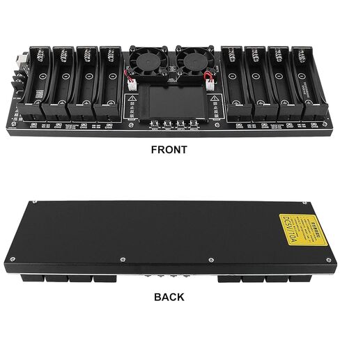 Type-C 18650 Lithium Battery Capacity Tester 8 Channel MAh MWh Digital Battery Power Detector Module Internal Resistance Tester Support Automatic Charge Discharge in Saudi Arabia
