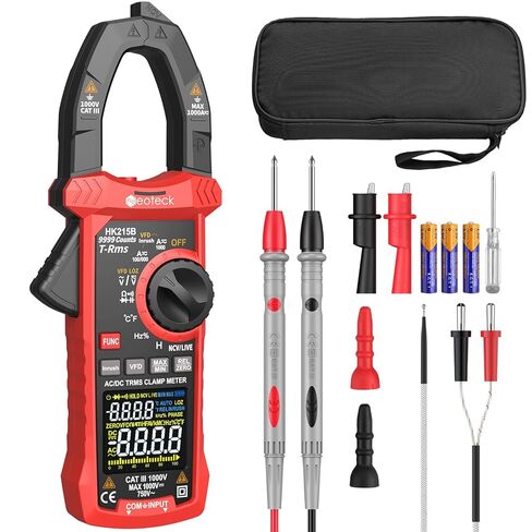 Neoteck Digital Clamp Meter with Color Screen (Red, 6000Counts,800A AC Current) in Kuwait