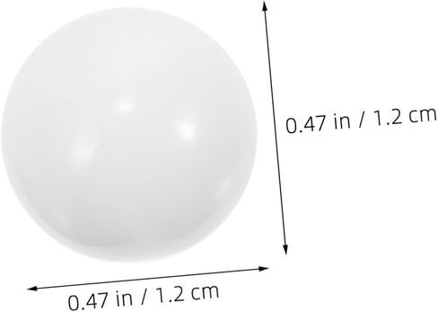 HANABASS 10pcs Roulette Wheel Rolling Beads Acrylic Game Accessories for Board Games Party Favors and Festivals Precision Rotating Balls for Gaming Enthusiasts in Kuwait