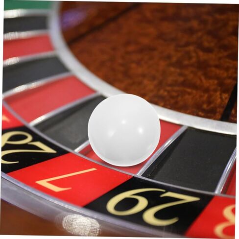 HANABASS 10pcs Roulette Wheel Rolling Beads Acrylic Game Accessories for Board Games Party Favors and Festivals Precision Rotating Balls for Gaming Enthusiasts in Kuwait