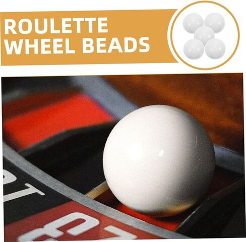 Yardwe 10pcs Replacement Beads for Roulette Wheel Roulette Beads for Party Bar Games in Kuwait