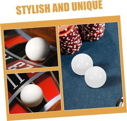 Toyvian 10pcs Roulette Wheel Beads Game Balls for Roulette Party Game Wheel Beads in Kuwait