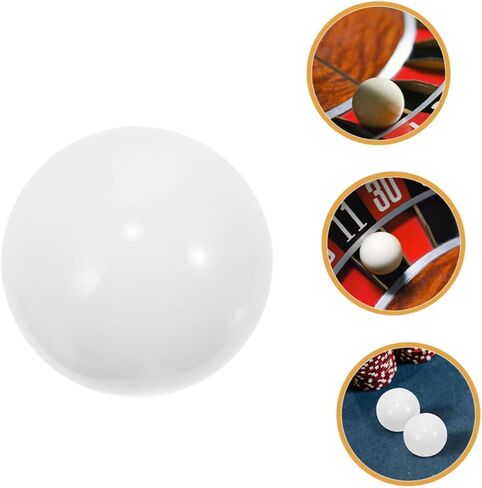 Toyvian 10pcs Roulette Wheel Beads Game Balls for Roulette Party Game Wheel Beads in Kuwait