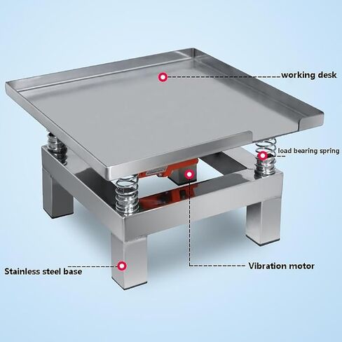Concrete Vibration Table - Small Stainless Steel Platform for Cement and Mortar Testing in Saudi Arabia
