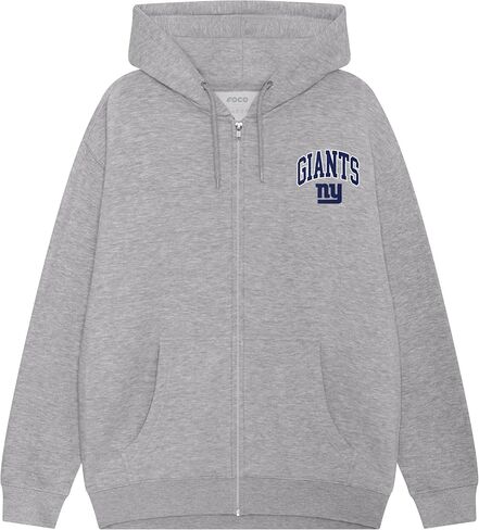 FOCO NFL Team Logo Arched Wordmark Zip Up Hoodie in Saudi Arabia
