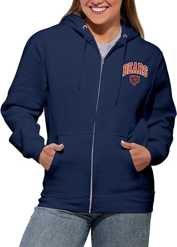 FOCO NFL Team Logo Arched Wordmark Zip Up Hoodie in Saudi Arabia