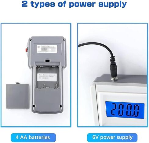 VitalisWorks Turbidity Tester, Digital Water Turbidimeter with Backlight, Lab Water Quality Turbidity Analyzer Tester, 0-200NTU, 90°Scattered Light and Accuracy 0.1, for Swimming Pool Laboratory in Kuwait