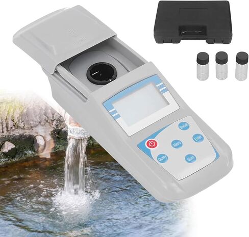 chengxiaorui Portable Turbidity Meter Kit Handheld Digital Turbidity Meter Turbidimeter Laboratory for Testing Turbidity of Liquids,Measuring Range 0-200 NTU with Backlight in Saudi Arabia
