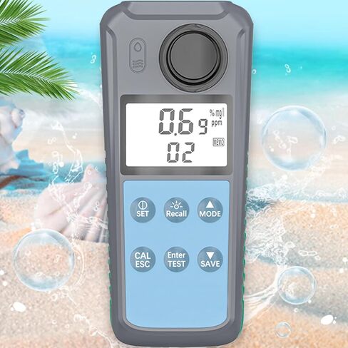 MJDHS TurbidíMetro, Calculadora De Laboratorio para La MedicióN De Turbidez, 0-200 Ntu, Con Pantalla Retroiluminada, Apto para Cualquier AnáLisis De Calidad Del Agua. in Saudi Arabia