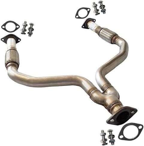 العادم الشمالي الشرقي | الفولاذ المقاوم للصدأ Y-pipe متوافق مع Infiniti FX35 2003-2005 2.5L | FX45 2003-2005 4.5L | G35 2004-2006 3.5L | وشملت حشيات حرة | جزء استبدال السيارات in Saudi Arabia