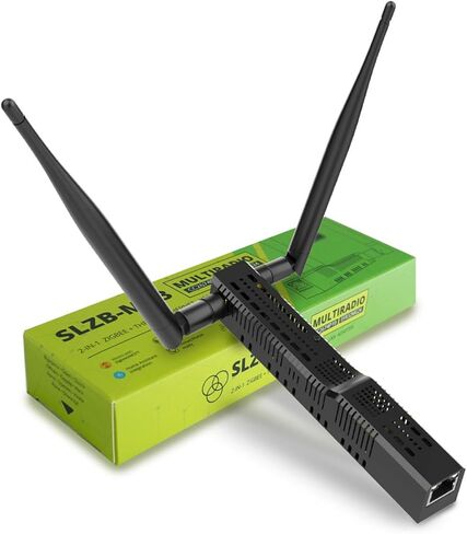 SMLIGHT SLZB-MR2 - Zigbee 3.0 to Ethernet,USB,and WiFi Gateway Coordinator with PoE,Universal Gateway for Home Assistant/ Zigbee2MQTT/ZHA,Wireless Zigbee 3.0 USB Adapter in Saudi Arabia