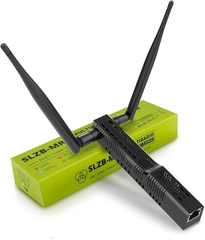 SMLIGHT SLZB-MR2 - Zigbee 3.0 to Ethernet,USB,and WiFi Gateway Coordinator with PoE,Universal Gateway for Home Assistant/ Zigbee2MQTT/ZHA,Wireless Zigbee 3.0 USB Adapter in Saudi Arabia