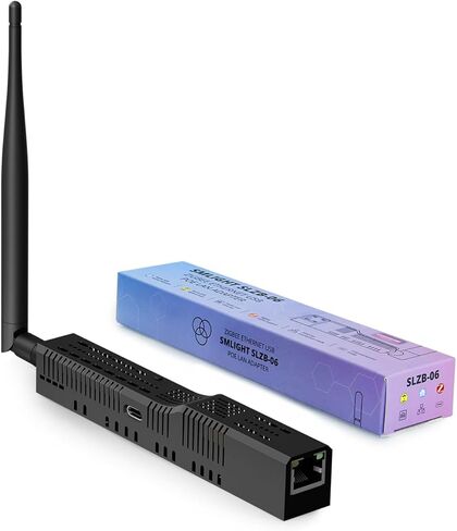 SMLIGHT SLZB-MR2 - Zigbee 3.0 to Ethernet,USB,and WiFi Gateway Coordinator with PoE,Universal Gateway for Home Assistant/ Zigbee2MQTT/ZHA,Wireless Zigbee 3.0 USB Adapter in Saudi Arabia
