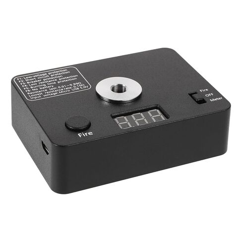 SHINEOFI Mini Ohm Coil Tester أدوات كهربائية جهاز قياس المقاومة المحمول لاختبار الدائرة DIY بدون بطارية، تصميم آمن للكهربائيين والصيانة in Kuwait