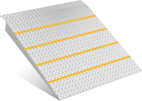 Shed Ramps, 33.5" x 31.7" Threshold Ramps for Doorways Home Steps, 800 Lbs Capacity Anti-Slip Portable Ramps for Garages, Barns, Metal Motorcycle Ramp for Wheelchairs, ATV, Lawnmower, Golf Cart in Saudi Arabia