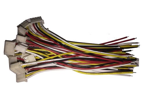 15 مجموعة JST XH 2.54 مللي متر 4 دبوس أنثى موصل واحد مع أسلاك مسطحة 100 مللي متر 1007 26AWG in Saudi Arabia