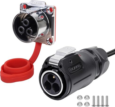 CNLINKO LP-24 19 Pin Cylindrical Connector IP68 Waterproof Circular Aviation Plug with 1M Cable for Industrial Use in Saudi Arabia